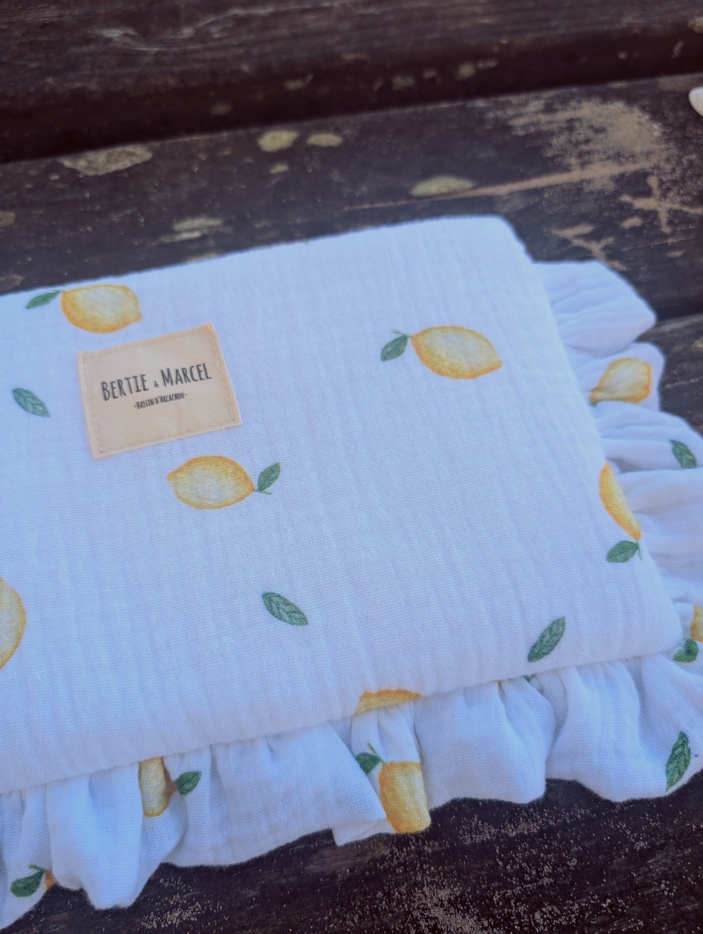 La pochette à volant Citron