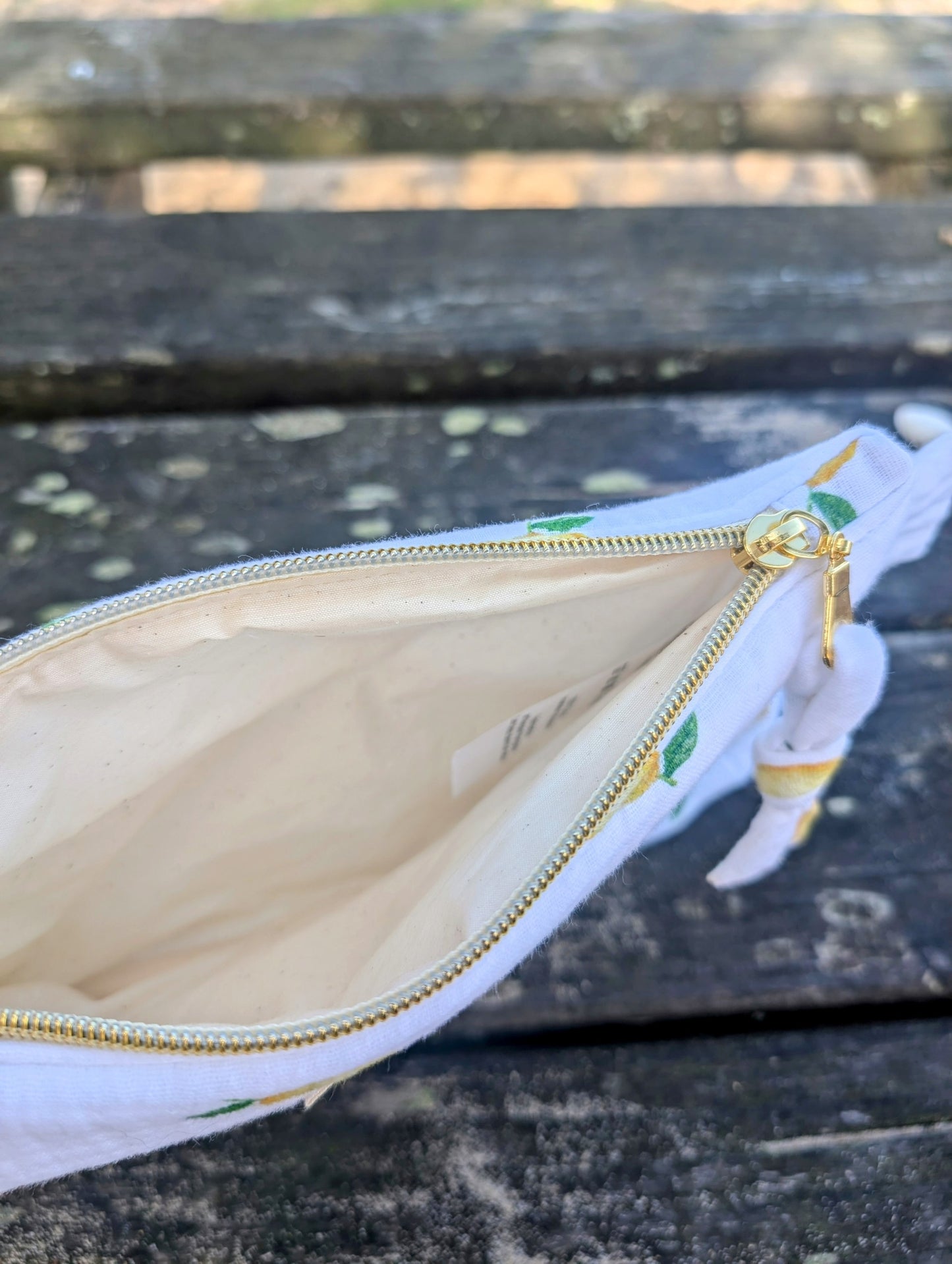 La pochette à volant Citron