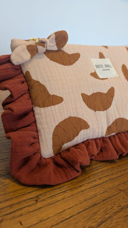 La pochette à volants croissant