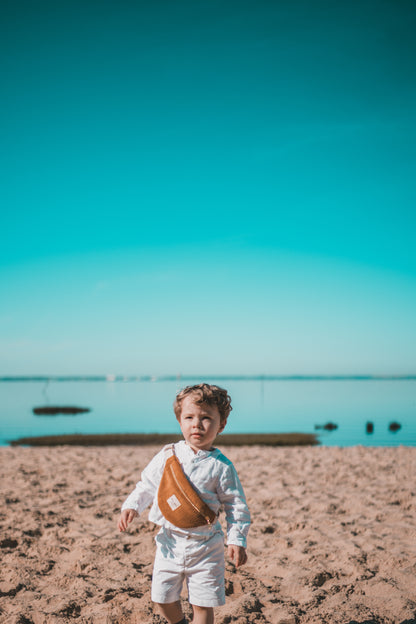 Sac Bambino velours cotelé moutarde