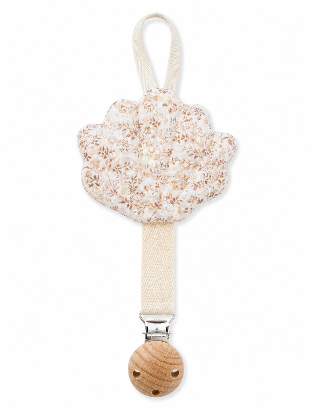 Attache tétine coquillage Dune