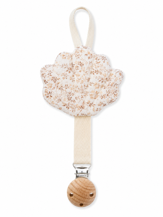 Attache tétine coquillage Dune