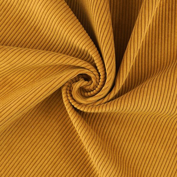 La mini pochette velours Moutarde