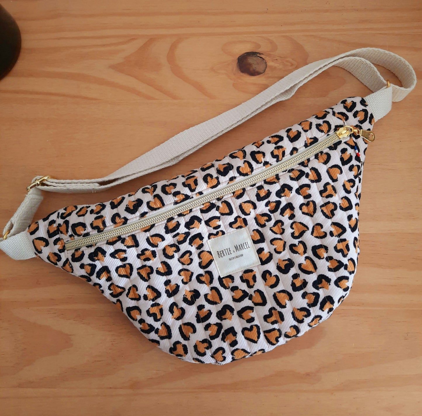 Sac banane léopard