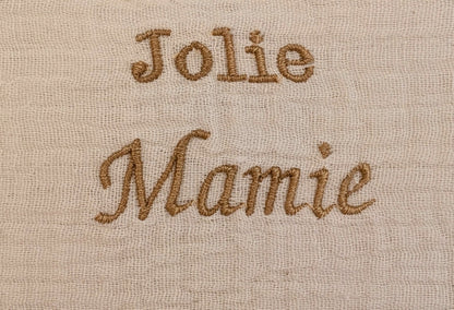 Pochette "Jolie mamie" écru