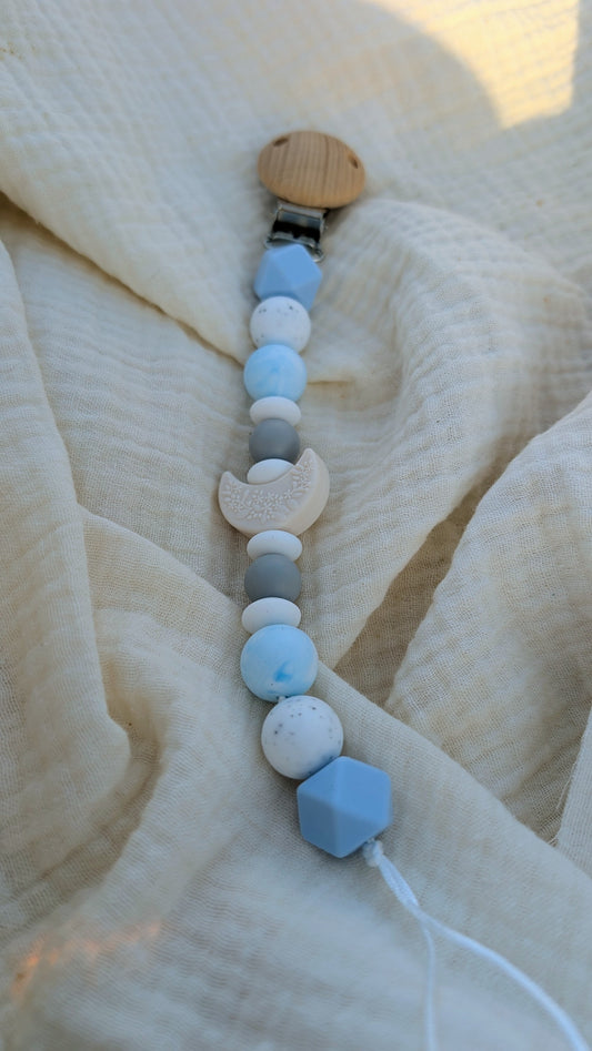Attache tétine Lune