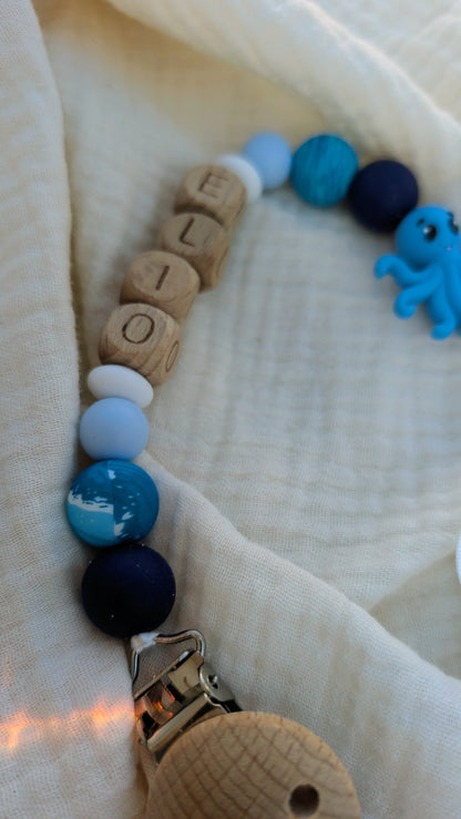 Attache tétine "Elio"