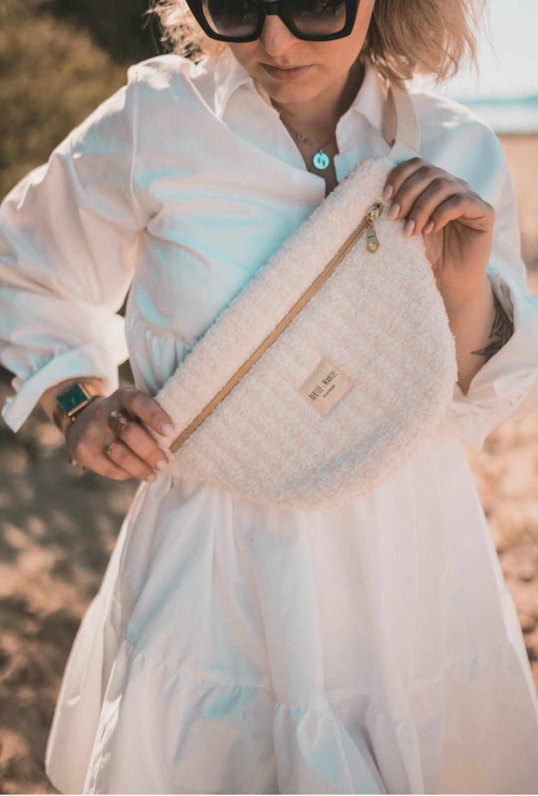Sac banane bouclettes